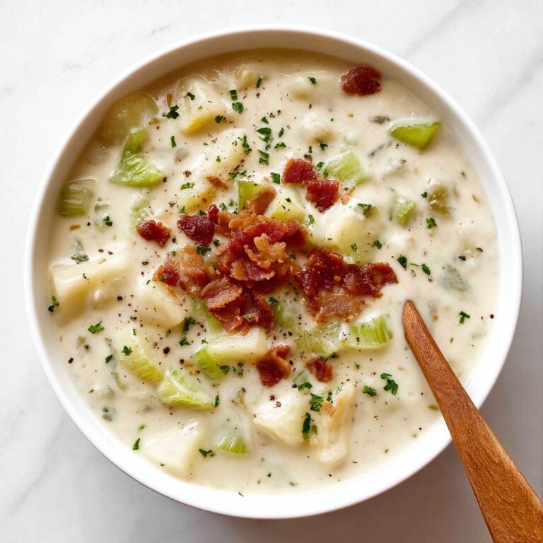 Creamy Clam Chowder with Bacon and Potatoes Recipe