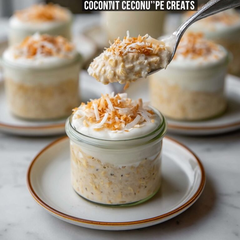 Coconut Cream Pie Overnight Oats Recipe