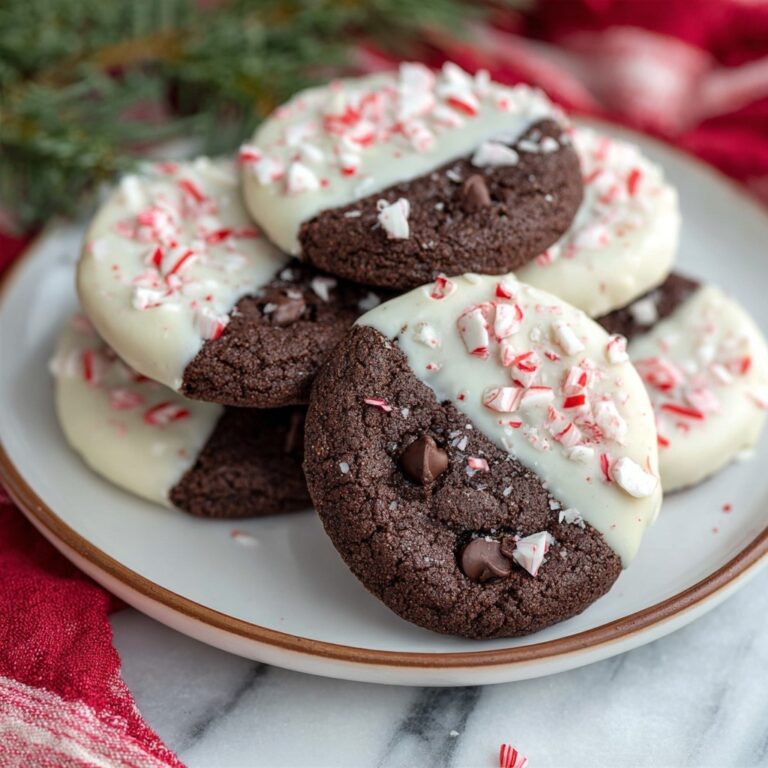 Chocolate Peppermint Slice and Bake Cookies Recipe