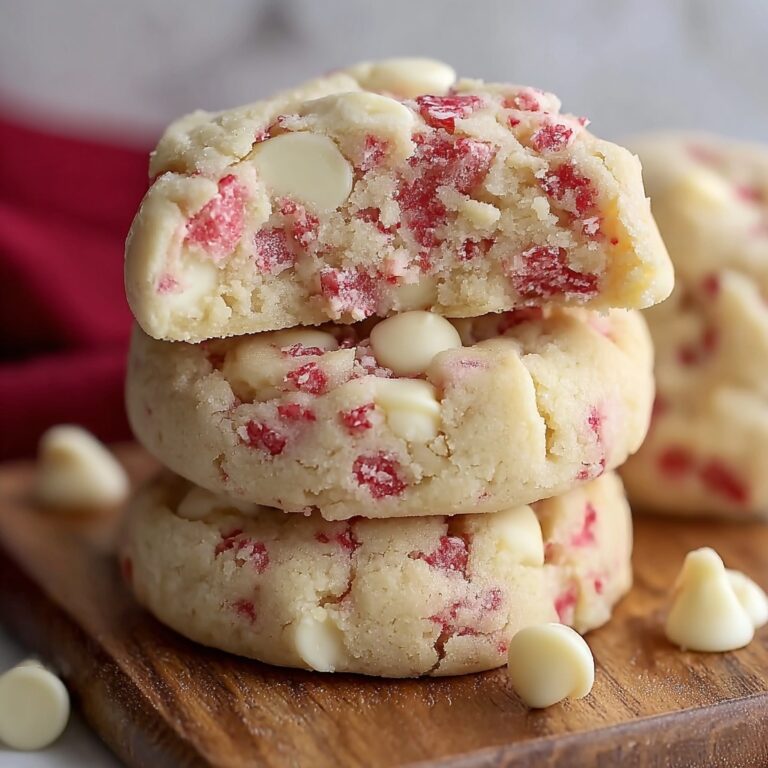 Strawberry White Chocolate Shortbread Recipe