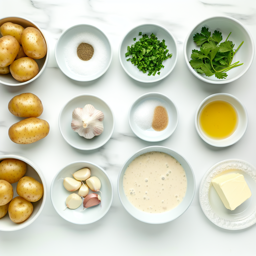 Creamy Garlic Baby Potatoes Recipe - Recipe Image