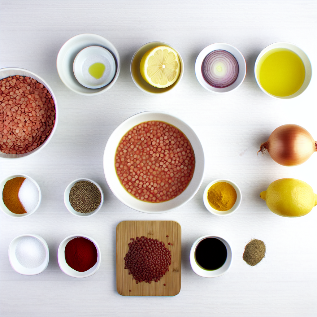 Middle Eastern Red Lentil Soup Recipe - Recipe Image