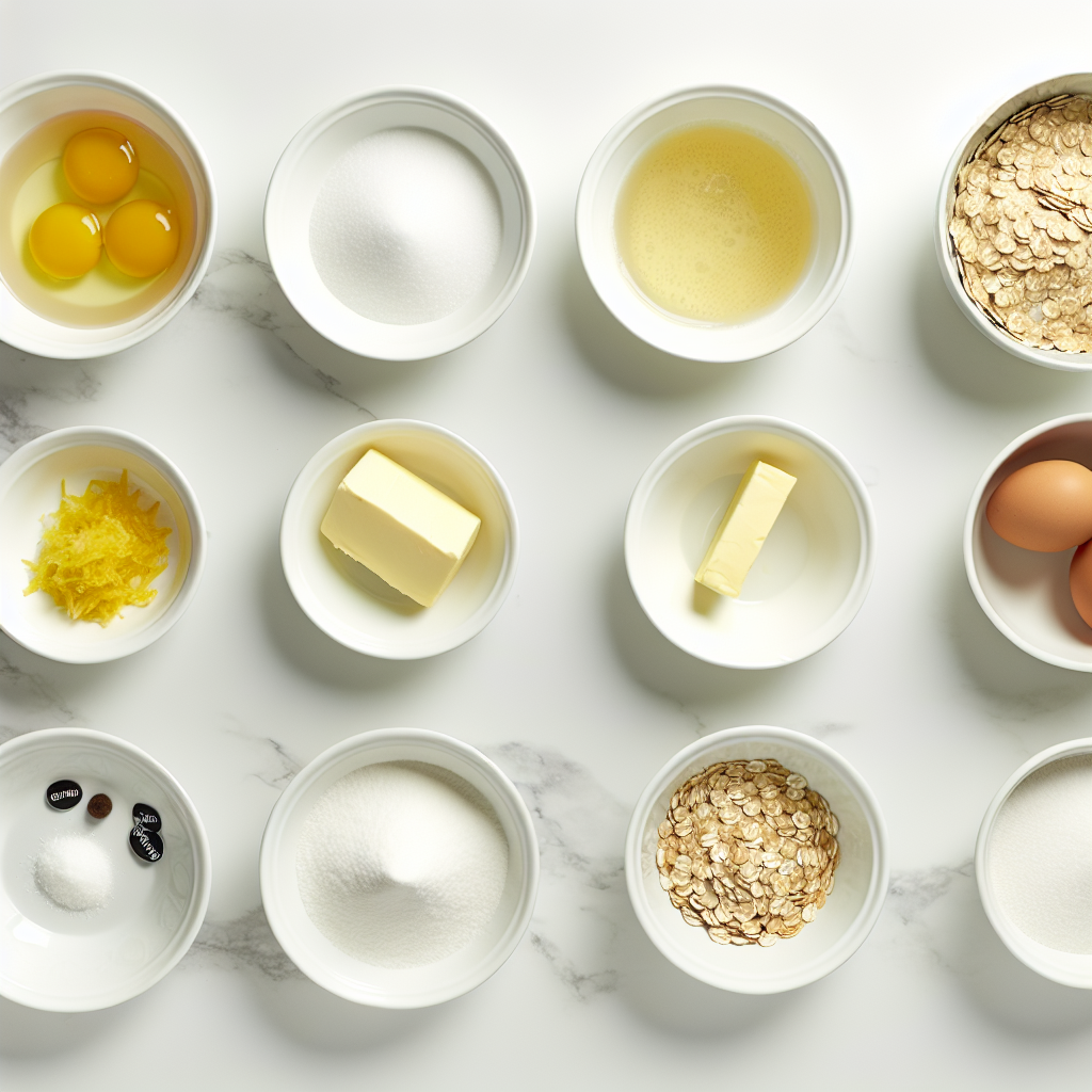 Lemon Oatmeal Cookies with Lemon Glaze Recipe - Recipe Image