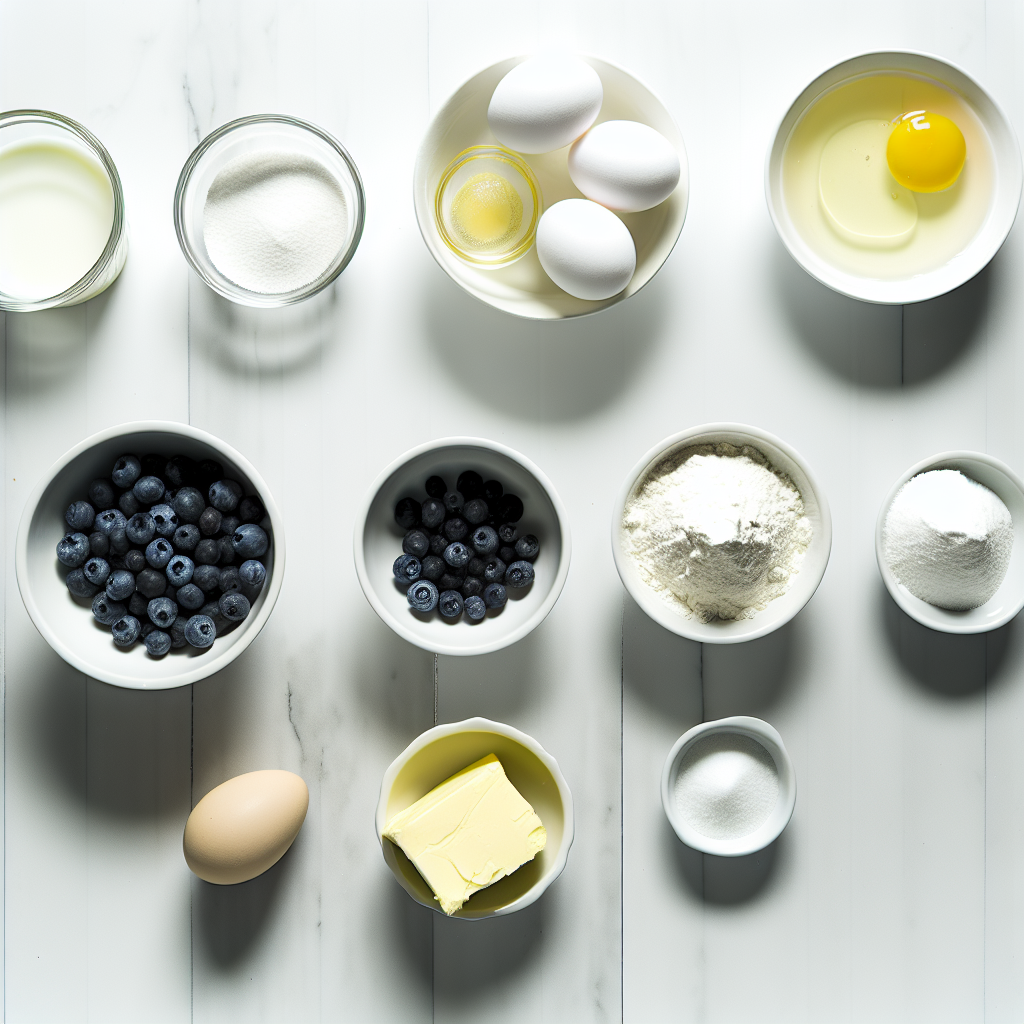 Blueberry Glazed Cake Recipe - Recipe Image