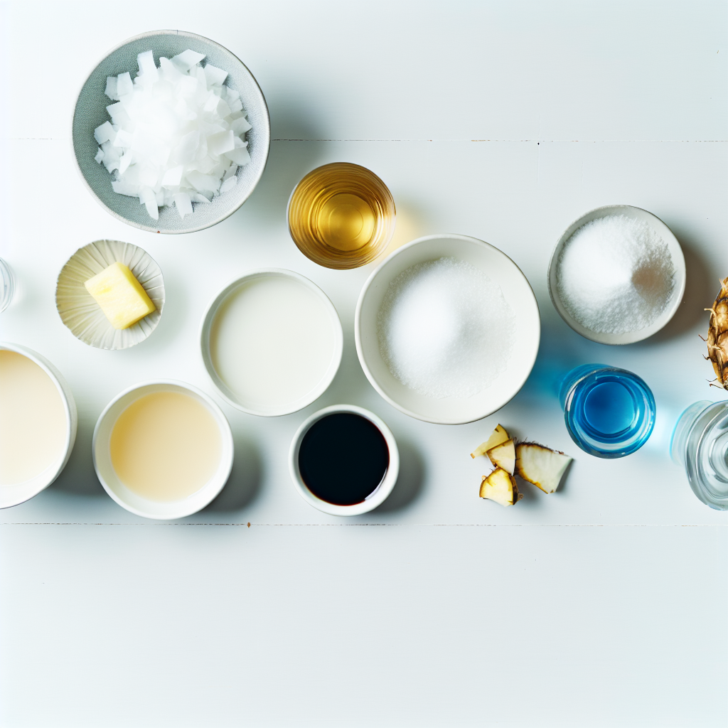 Jack Frost Winter Cocktail: A Festive Coconut Pineapple Blue Lagoon Recipe - Recipe Image