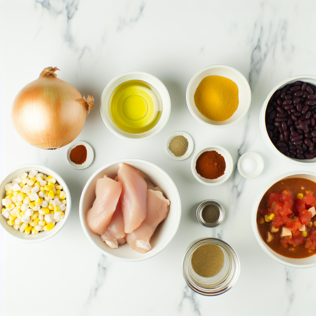 High Protein Chicken Taco Soup Recipe - Recipe Image