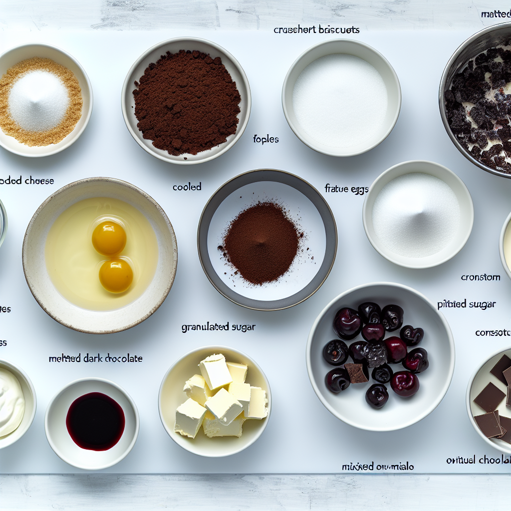 Black Forest Cheesecake Pie Recipe - Recipe Image