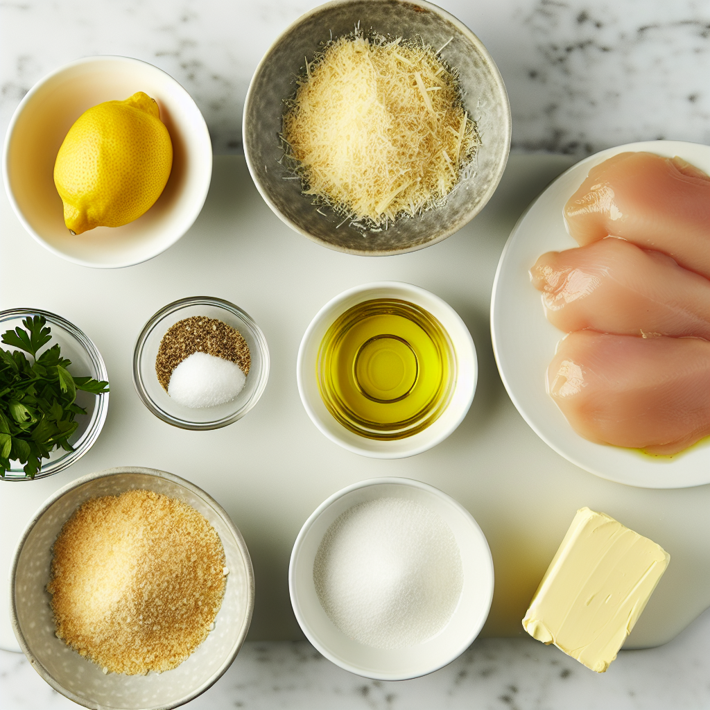 Parmesan-Crusted Lemon Chicken Recipe - Recipe Image