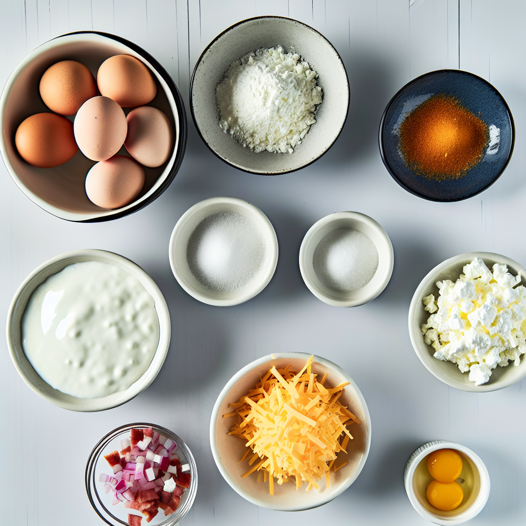 High Protein Egg Bakes with Turkey Breakfast Sausage and Veggies Recipe - Recipe Image