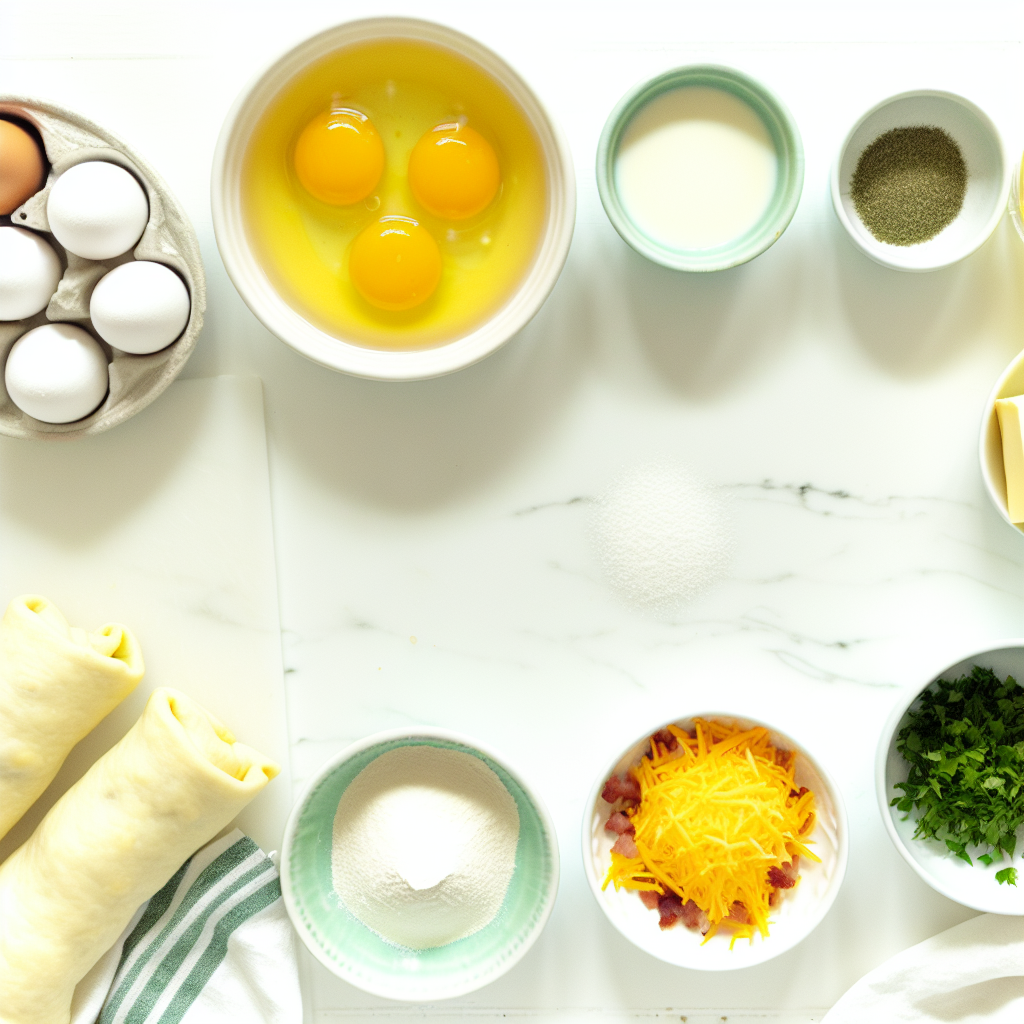 Easy Cheesy Breakfast Rolls Recipe - Recipe Image