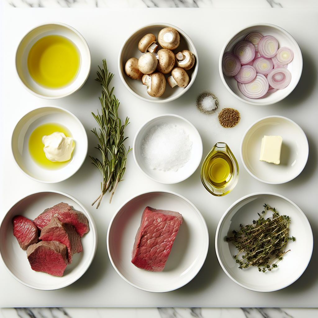 Beef Tenderloin with Mushroom Sauce Recipe - Recipe Image