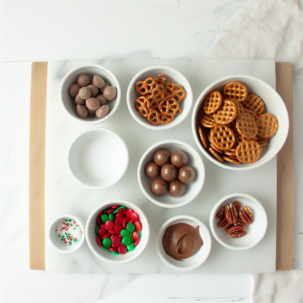 Christmas Rolo Pretzel Crunch Clusters Recipe - Recipe Image