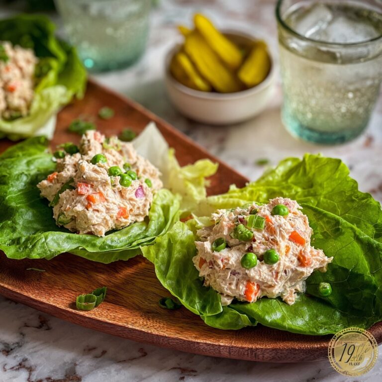 Tuna Salad Lettuce Wraps Recipe
