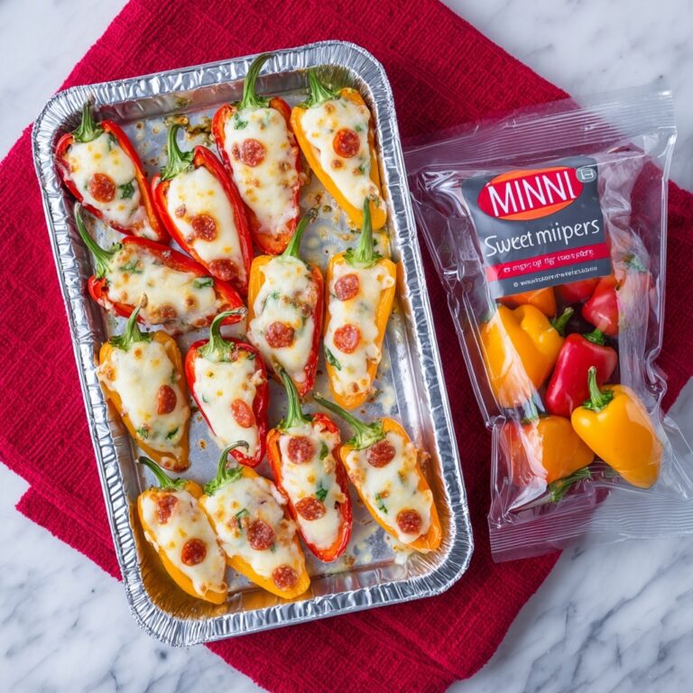 Mini Sweet Pepper Pizzas Recipe