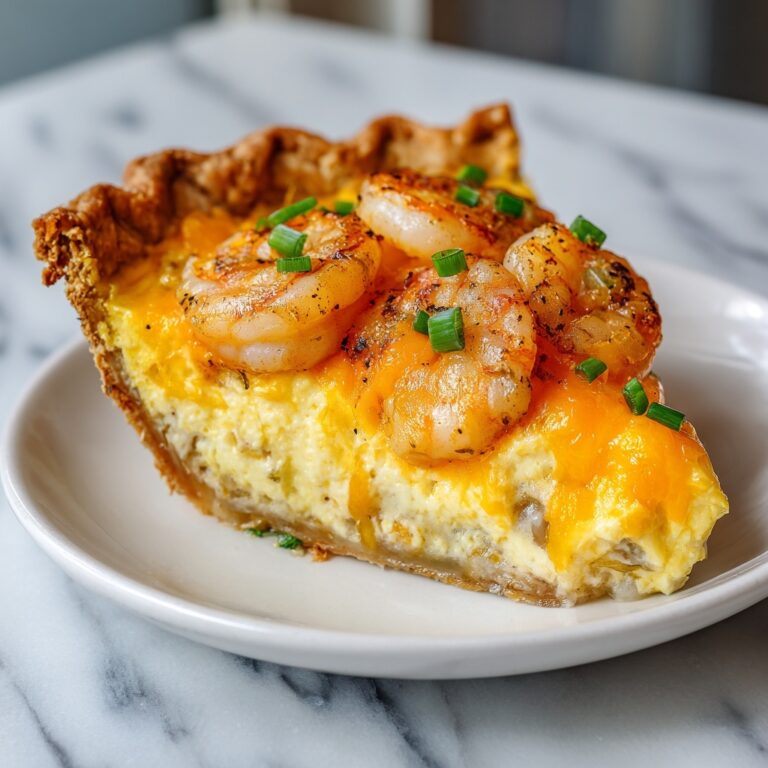 Florida Shrimp Cheddar Pie Recipe