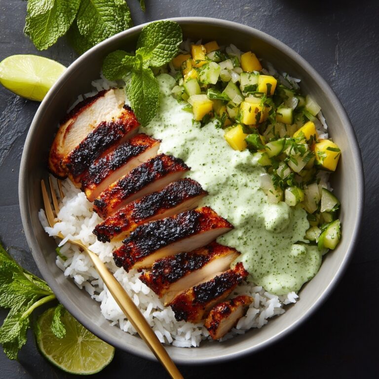 Peruvian Chicken with Creamy Green Sauce Recipe