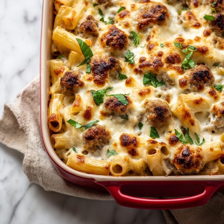 Comforting Cottage Cheese Alfredo Bake Recipe