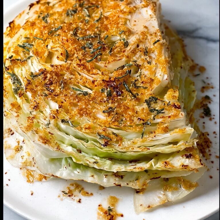 Baked Cabbage Steaks with Seasoning and optional finishing touches Recipe