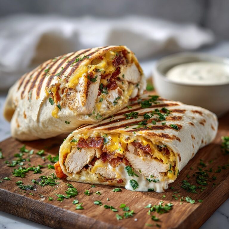 Bacon Ranch Chicken Wraps Recipe