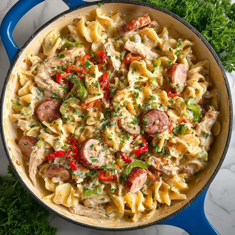 Cajun Chicken and Sausage Pasta Recipe