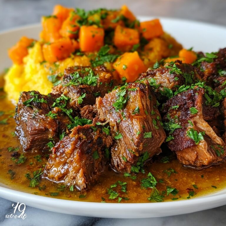 Apple Cider Pork with Mashed Sweet Potatoes Recipe