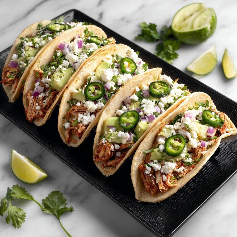 Healthy Crockpot Chicken Tacos Recipe