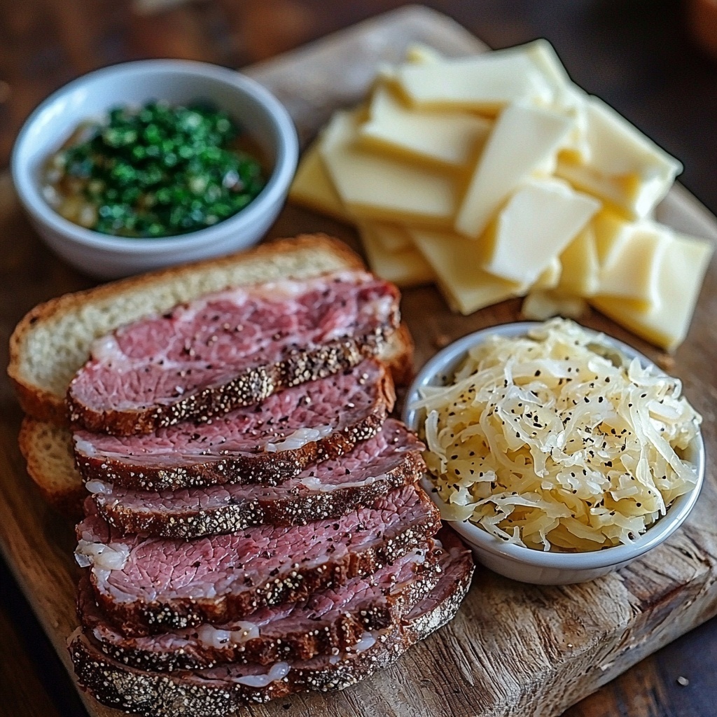 A clean, bright wooden surface with all the main ingredients for baked pizza fries neatly arranged in a visually appealing flat lay: a rustic bowl filled with golden frozen french fries with crisp edges, a small white ramekin of vibrant red marinara sauce with visible tomato texture, a heap of fluffy shredded mozzarella cheese in soft white curls, a small pile of finely grated pale yellow Parmesan cheese with a slightly crumbly texture, a neat stack of glossy, deep red pepperoni slices showing a slight sheen of oil, and a small bunch of fresh bright green chopped parsley leaves scattered artfully nearby. Soft natural lighting accentuates the contrasting colors and textures, minimal shadows, a few fresh parsley sprigs for freshness, clean white ceramic bowls and simple kitchen linen accents gently framing the scene. Overhead shot, top down view, flat lay photography, professional food styling --ar 1:1 --q 2 --s 750 --v 6.1