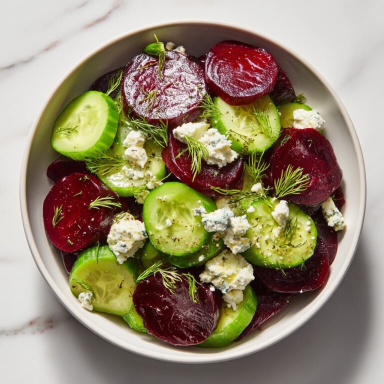 Delicious Beet Salad with Feta and Crisp Cucumbers Recipe