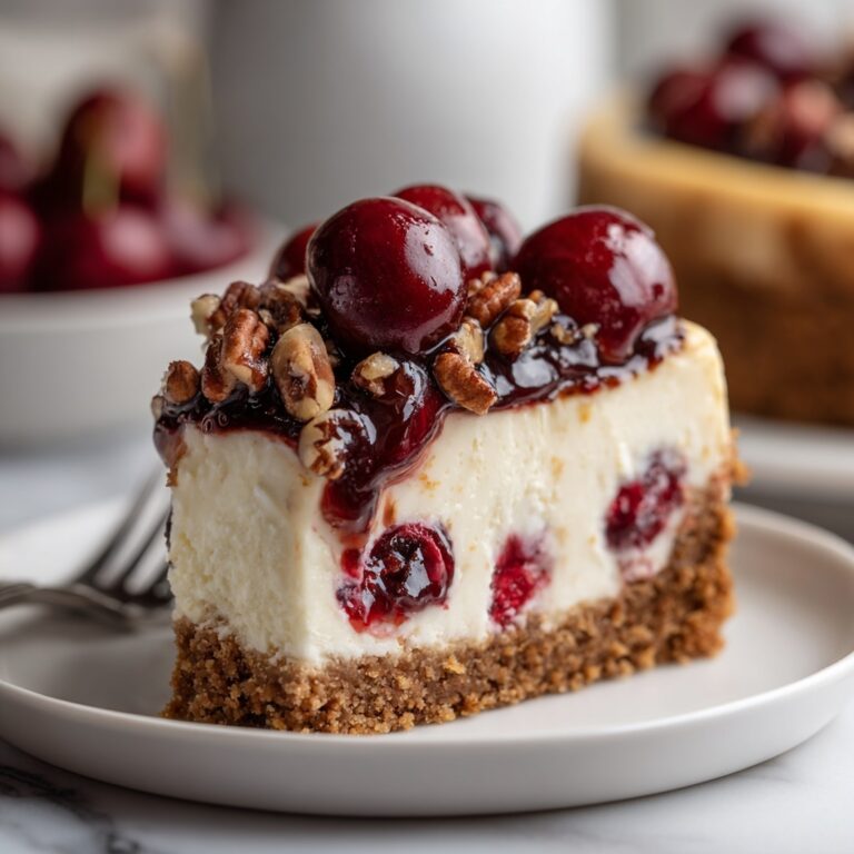 Cherry Pecan Cheesecake Recipe