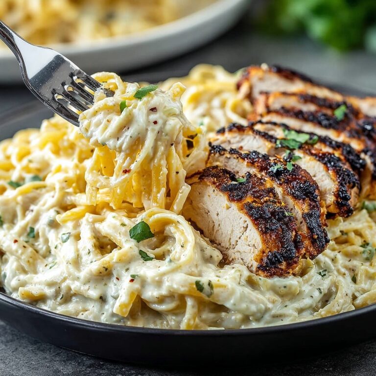 Keto Cajun Chicken Alfredo Pasta Recipe
