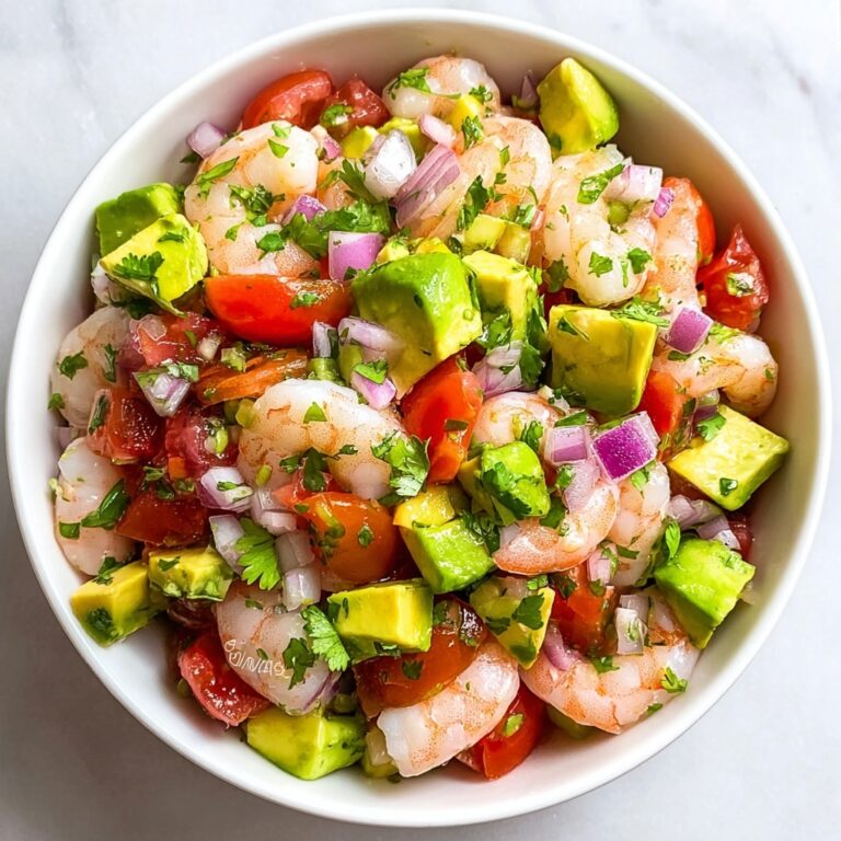 Refreshing Shrimp Ceviche with Avocado for Quick Delight Recipe