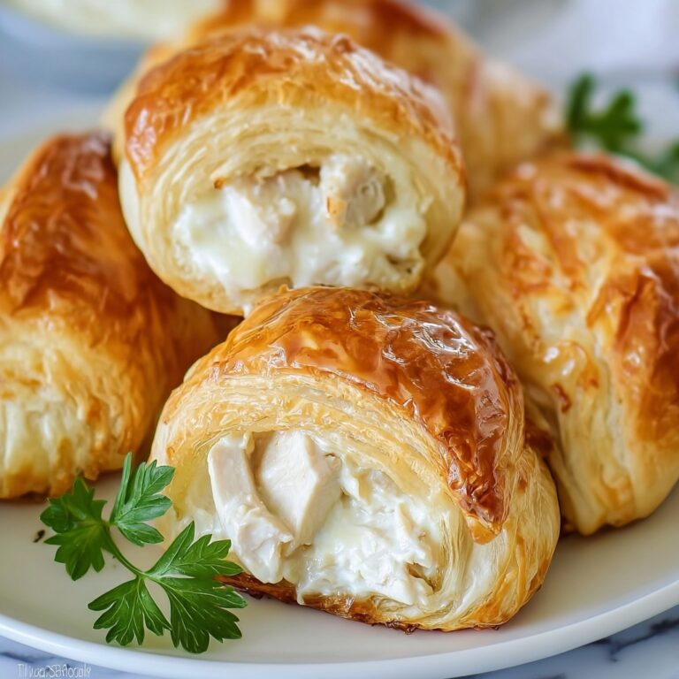 Creamy Chicken Stuffed Crescent Rolls Recipe