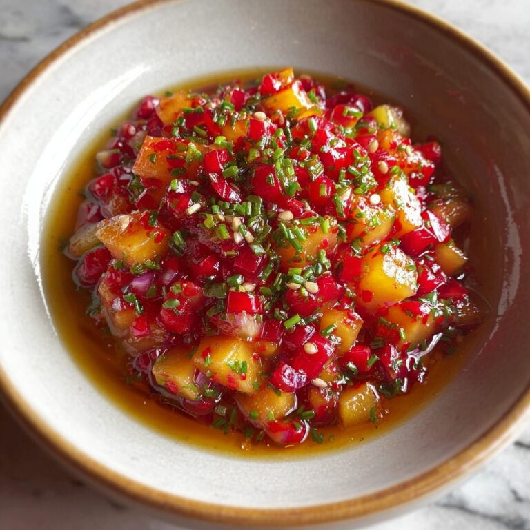 Homemade Mango Habanero Honey Garlic Sauce for Grilling Recipe