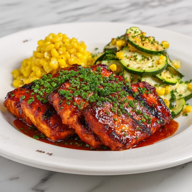 Garlic Butter Chicken with Zucchini and Corn Recipe
