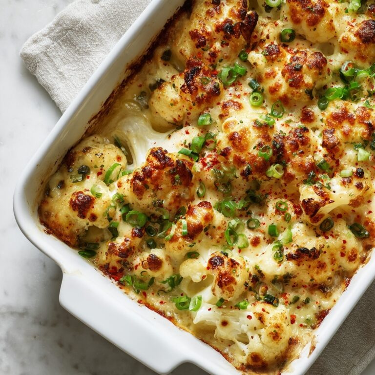 Creamy Buffalo Chicken Cauliflower Casserole Recipe