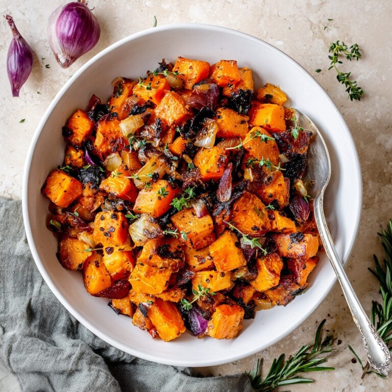 Roasted Butternut Squash & Sweet Potatoes with Rosemary Recipe