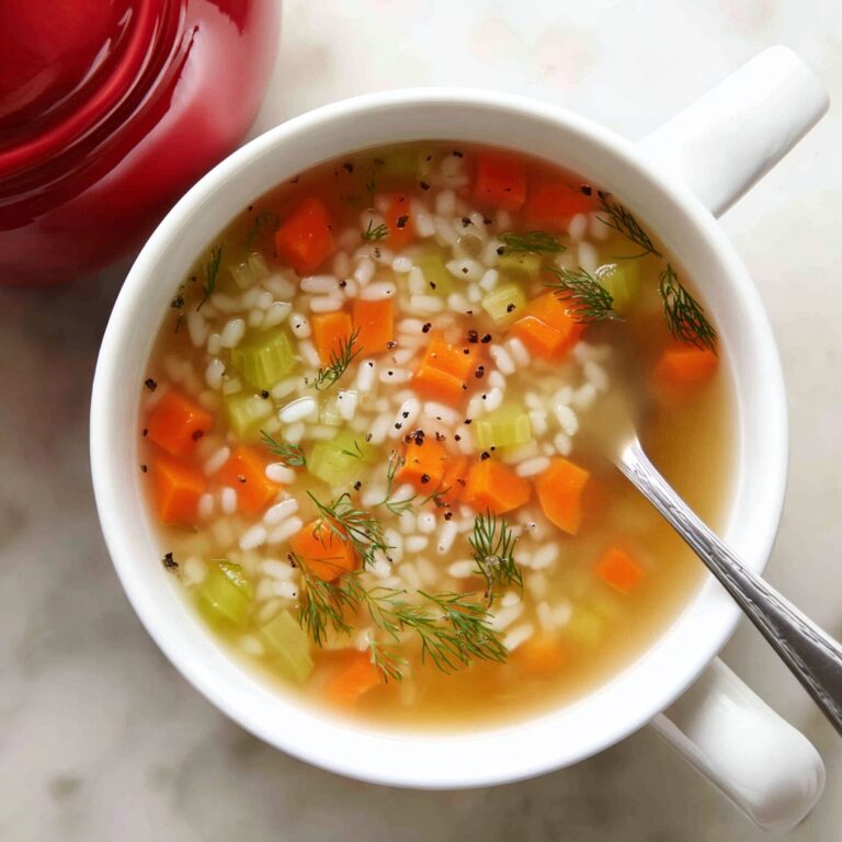 Easy Orzo, Leek and Dill Soup Recipe