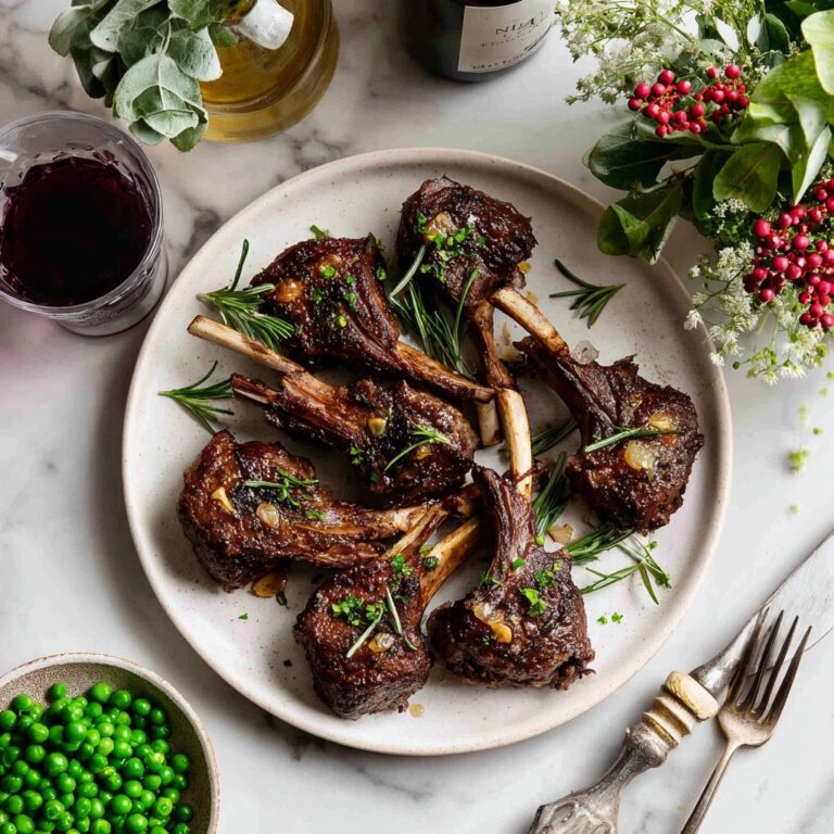 Garlic Rosemary Lamb Chops Recipe