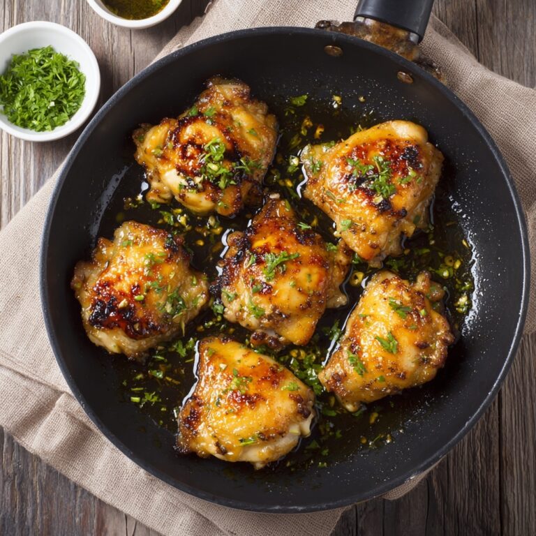 Honey Garlic Chicken Thighs Recipe