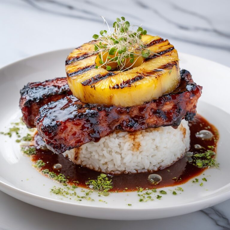 Hawaiian Huli Huli Chicken Stack Recipe