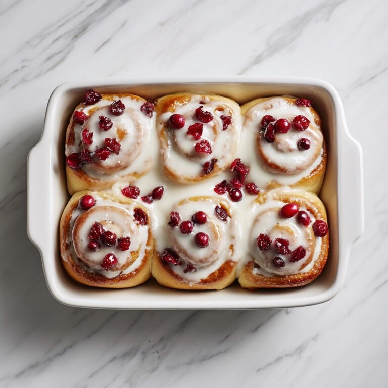 Cranberry Orange Cinnamon Rolls Recipe