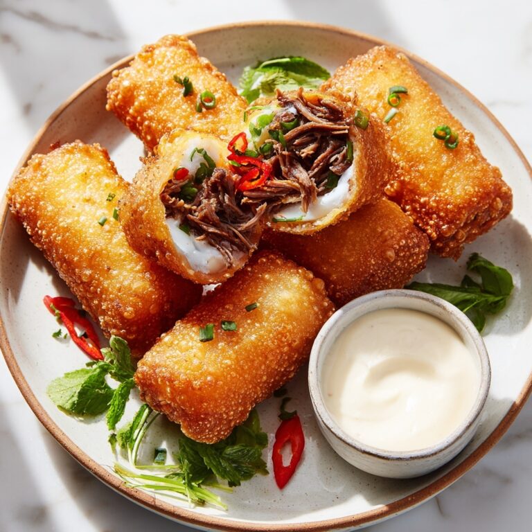 Philly Cheesesteak Fruehlingsrollen Recipe