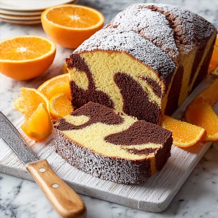 Chocolate Orange Marble Cake Recipe