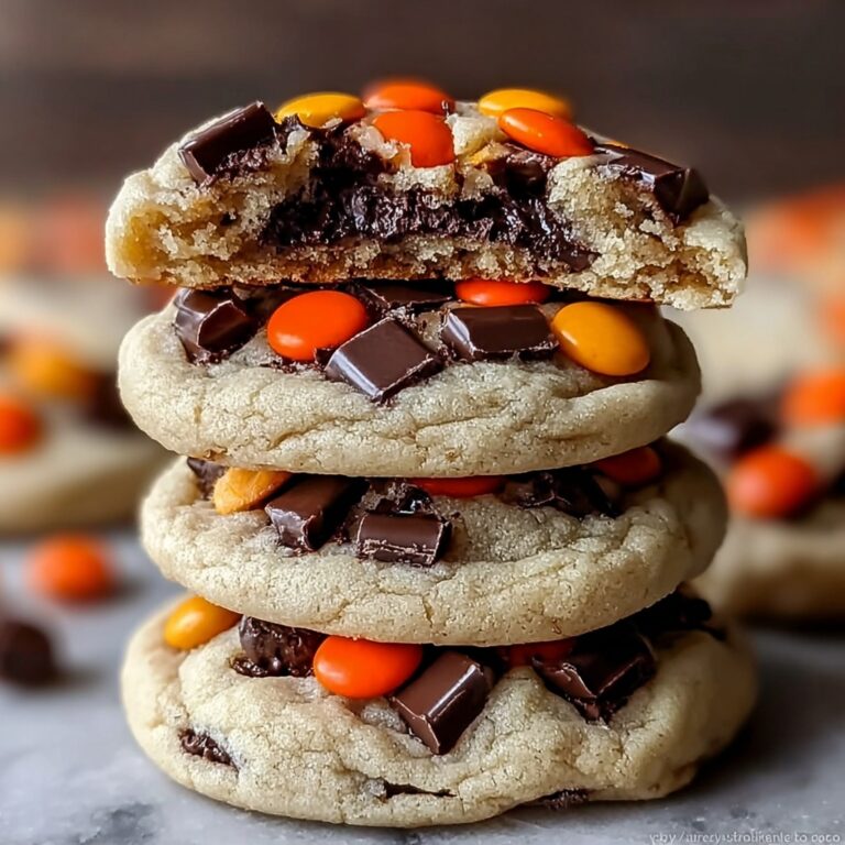 Gooey Reese’s Cheesecake Cookies Recipe
