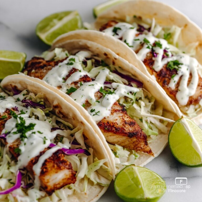 Coffee-Rubbed Fish Tacos Recipe
