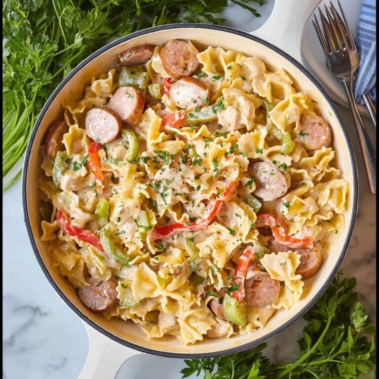 Cajun Chicken and Sausage Pasta Recipe