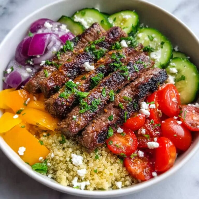 Mediterranean Steak Bowl Recipe