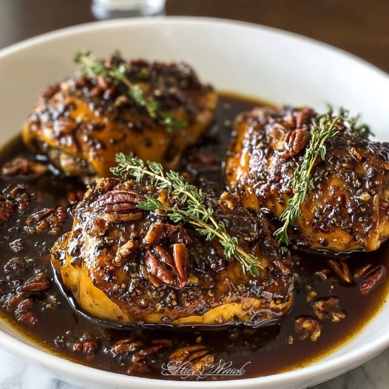 Maple Bourbon Pecan Chicken Recipe