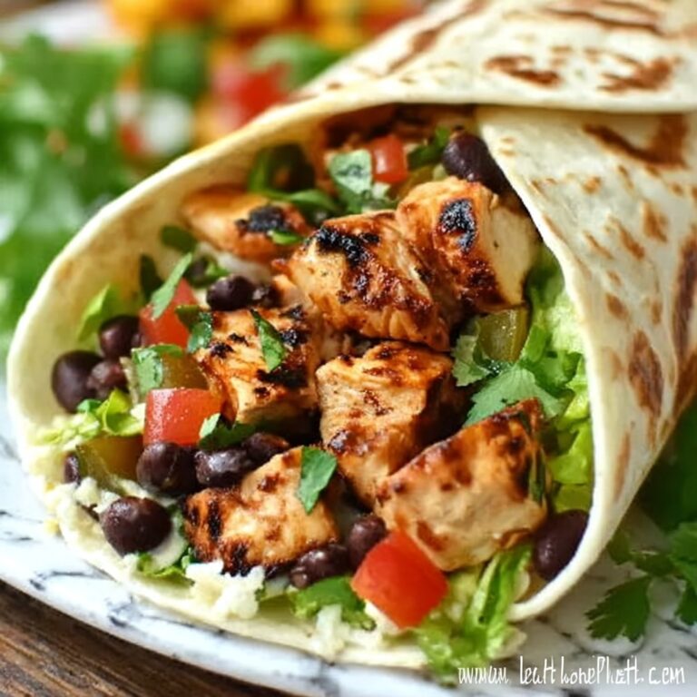 Chipotle Ranch Grilled Chicken Burrito Recipe