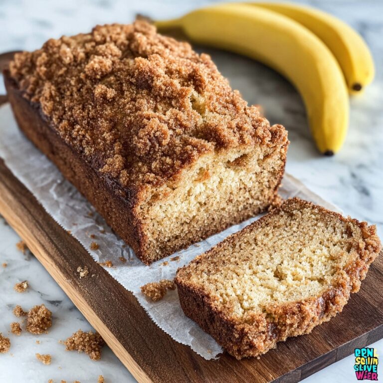 Banana Bread with Cinnamon Streusel Recipe